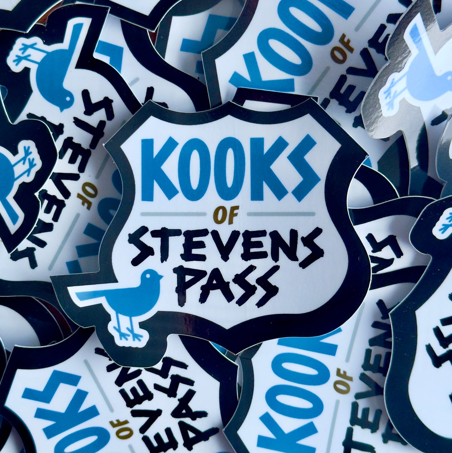 Kooks of Stevens Pass Logo Sticker